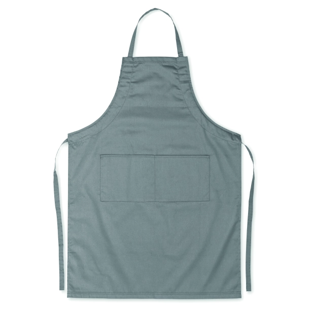 Fitted fartuch kuchenny z nadrukiem szary 98 cm