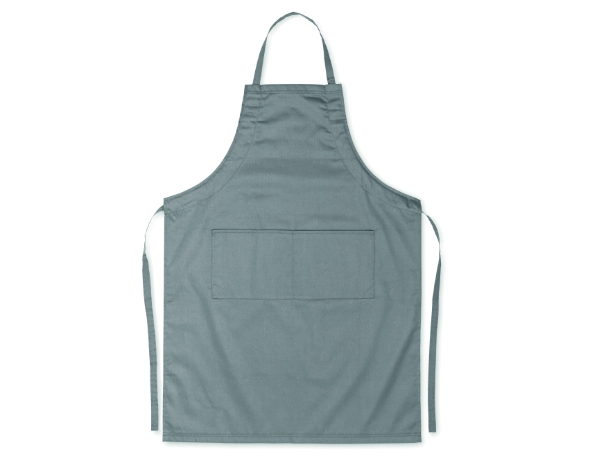 Fitted fartuch kuchenny z nadrukiem szary 98 cm