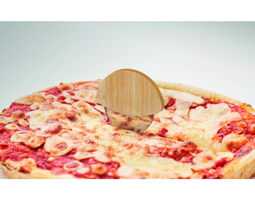 Napol bambusowy nóż do pizzy z własnym logo