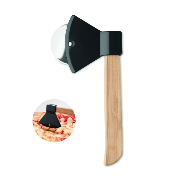 Zaza – bambusowy nóż do pizzy w kształcie siekiery