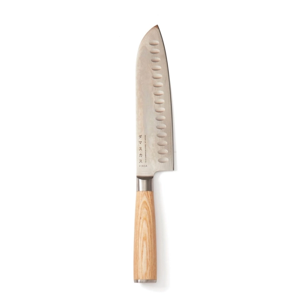 VINGA Hattasan Damascus – szary nóż santoku 31 cm