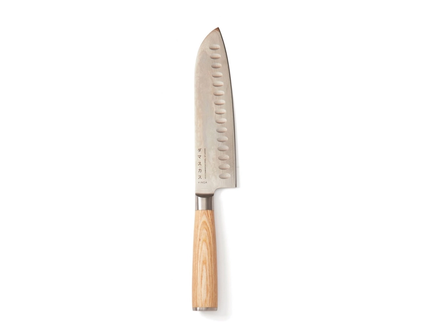 VINGA Hattasan Damascus – szary nóż santoku 31 cm