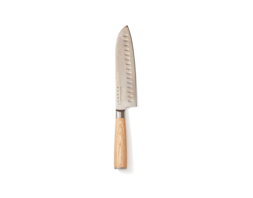 VINGA Hattasan Damascus – szary nóż santoku 31 cm