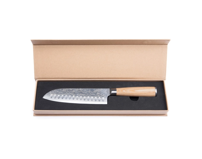 VINGA Hattasan Damascus – szary nóż santoku 31 cm