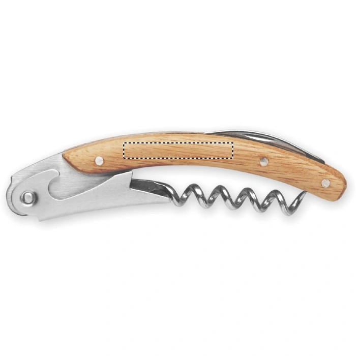 Schemat znakowania dla Grawerowanie laserowe - L3 na gadżecie: Blaiter elegancki korkociąg do wina z bambusem