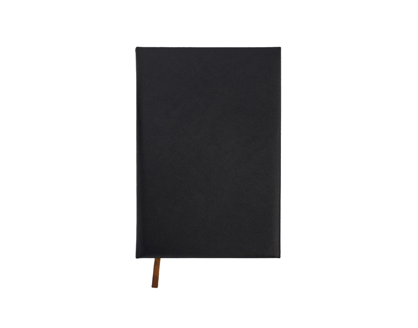 Amaro notes książkowy z logo w czarnej oprawie PU
