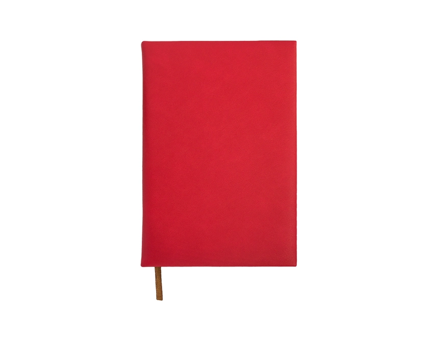 Amaro notes książkowy z logo w czerwonej oprawie PU