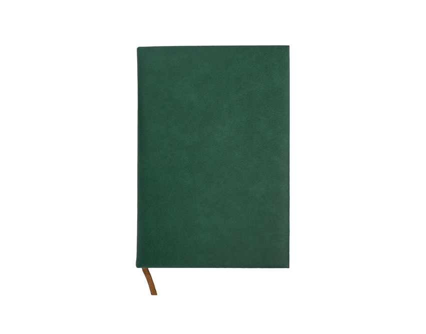 Amaro notes książkowy PU z logo, ciemnozielony