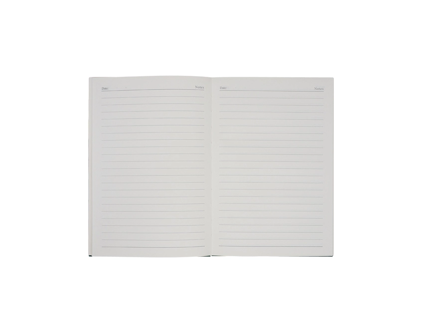 Amaro notes książkowy PU z logo, ciemnozielony