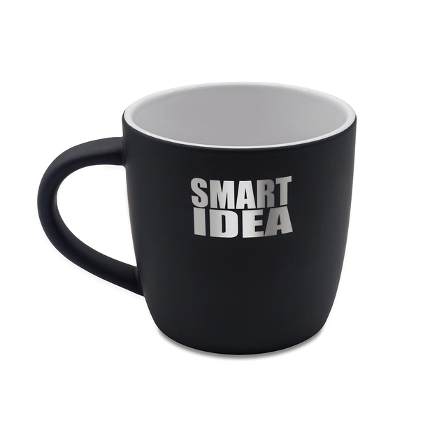 Esla kubek ceramiczny biały 345 ml z grawerem logo