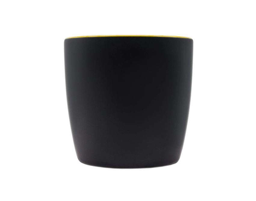 Esla kubek ceramiczny z grawerem, żółty 345 ml