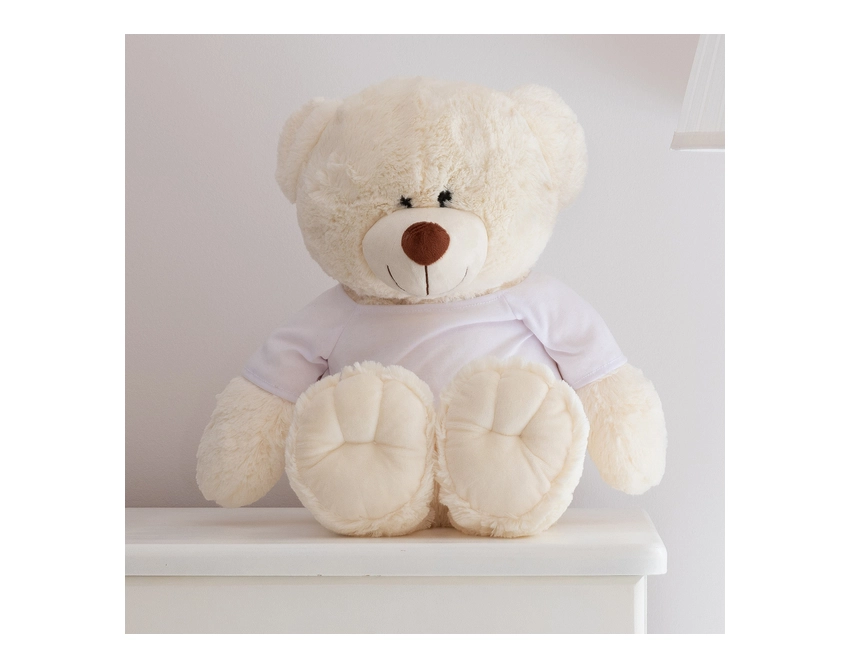 Bubu duży pluszowy miś reklamowy ecru 40 cm