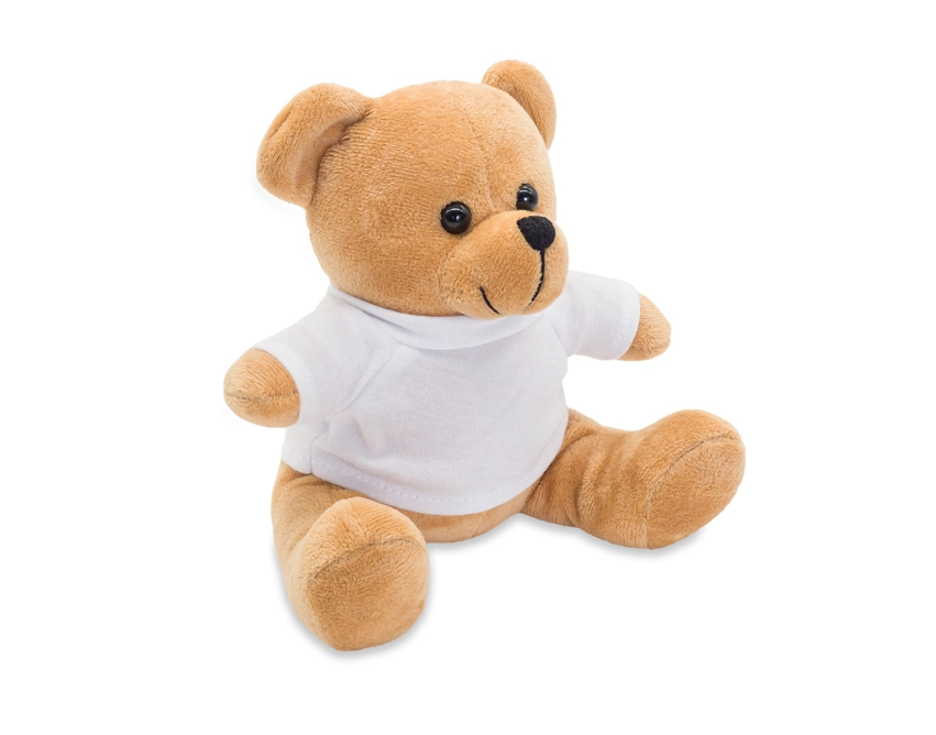 Bear – pluszowy miś reklamowy beżowy 12 cm
