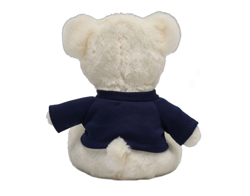 Urso miś reklamowy beżowy z poliestru w koszulce