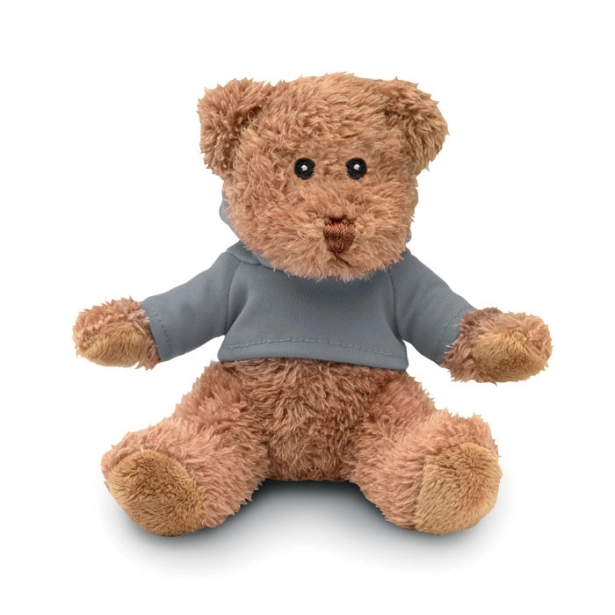 Johnny – pluszowa maskotka z logo, szara bluza