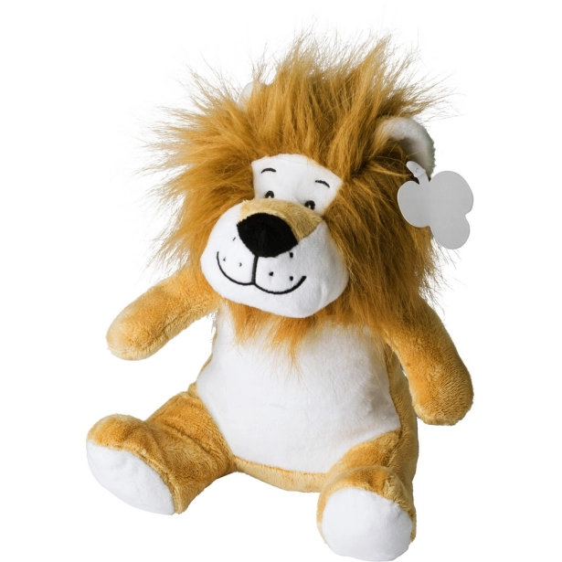 Maskotka reklamowa na zamówienie, lew beżowy 20 cm