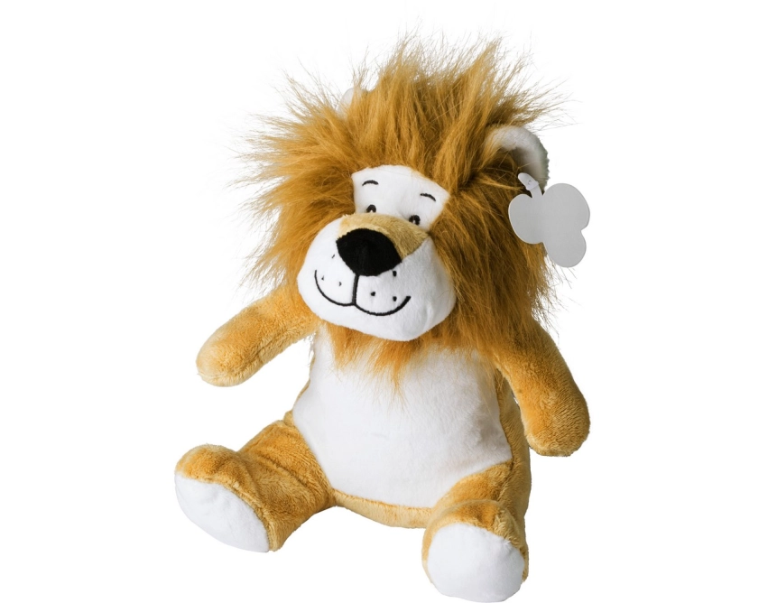 Maskotka reklamowa na zamówienie, lew beżowy 20 cm