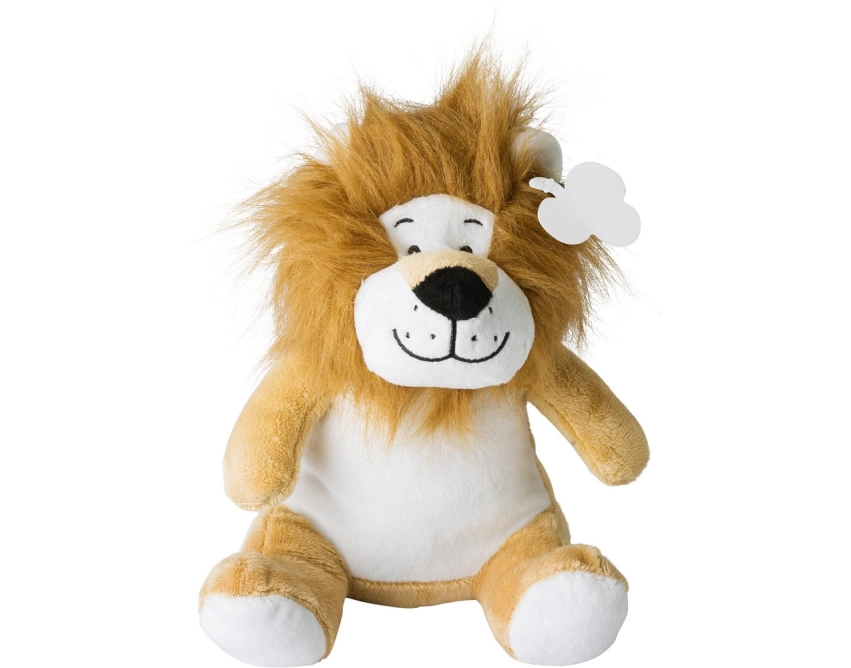 Maskotka reklamowa na zamówienie, lew beżowy 20 cm