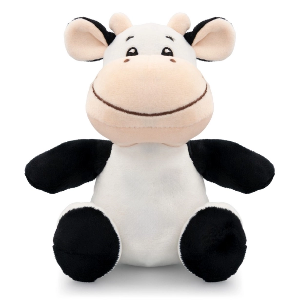 Zigeta maskotka reklamowa 14 cm czarno-biała