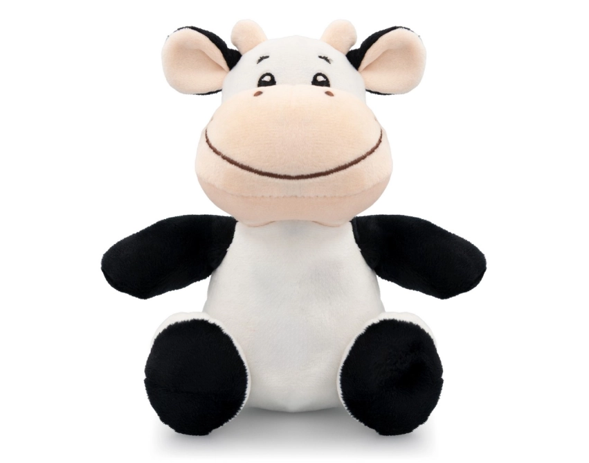 Zigeta maskotka reklamowa 14 cm czarno-biała