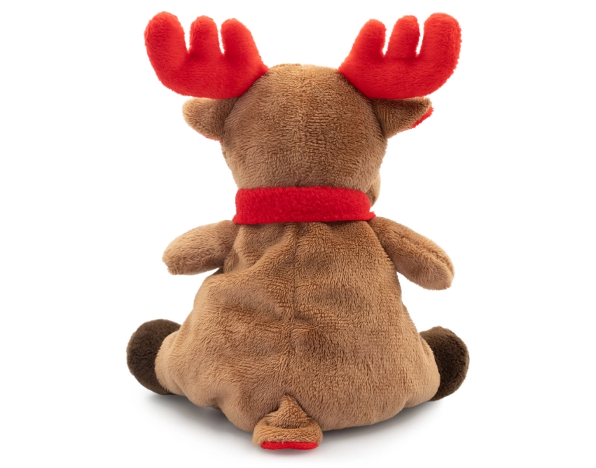 Archie – brązowy pluszowy renifer z logo 16 cm