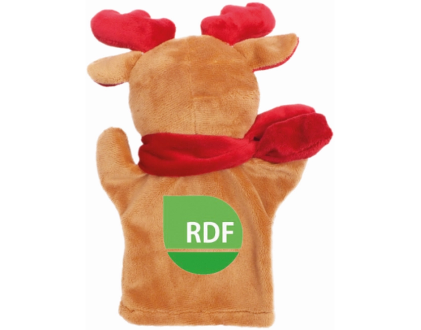 Dazzle maskotka reklamowa 23 cm – brązowy renifer