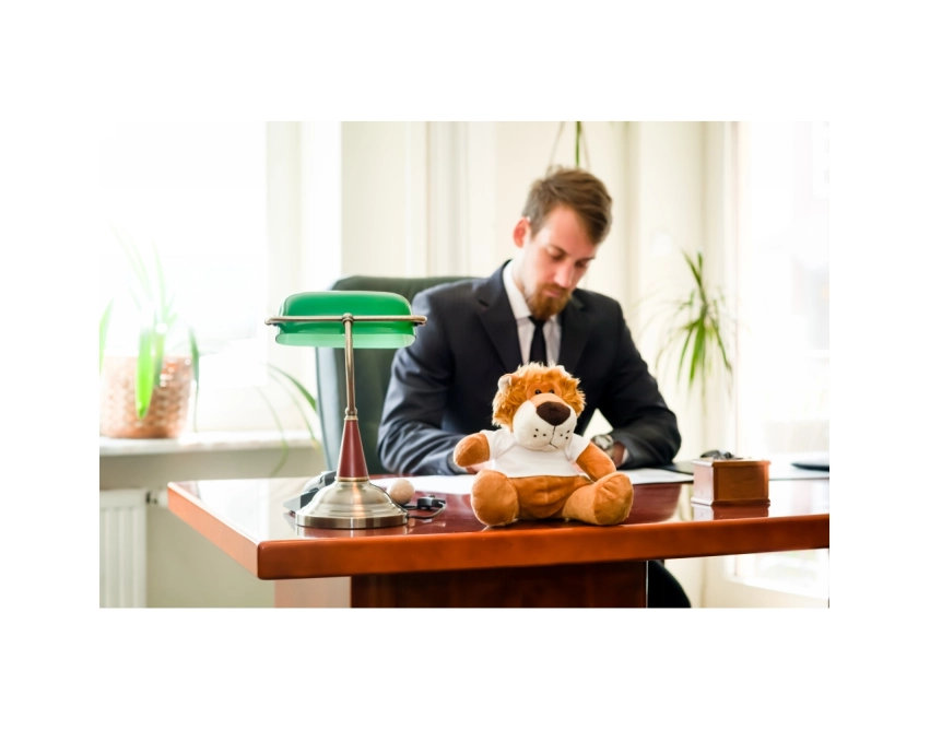 Richard K pluszak reklamowy lew 25 cm brązowy