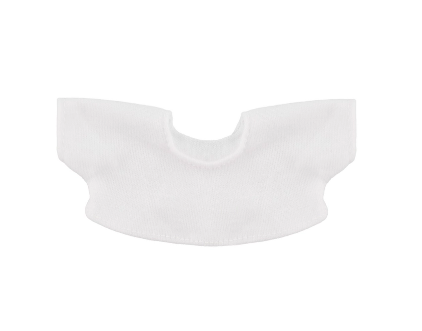 Comet White maskotka reklamowa z logo brązowa 10,5 cm