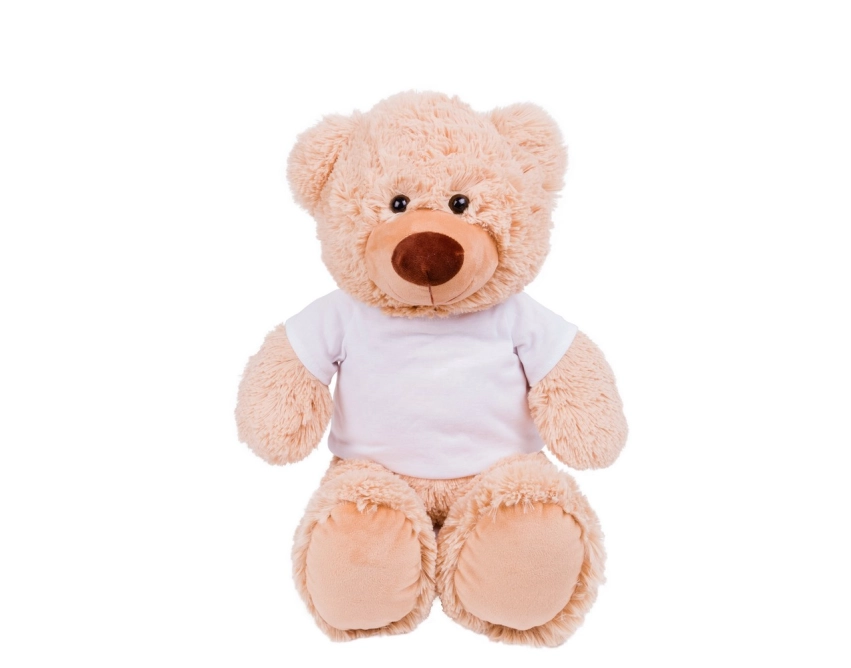 Bernie Honey maskotka reklamowa beżowa 40 cm