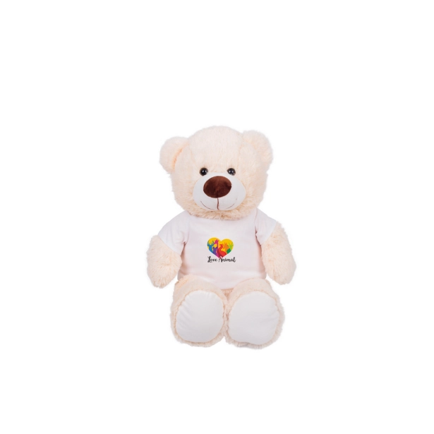 Bernie Cream miś reklamowy 40 cm – kremowy