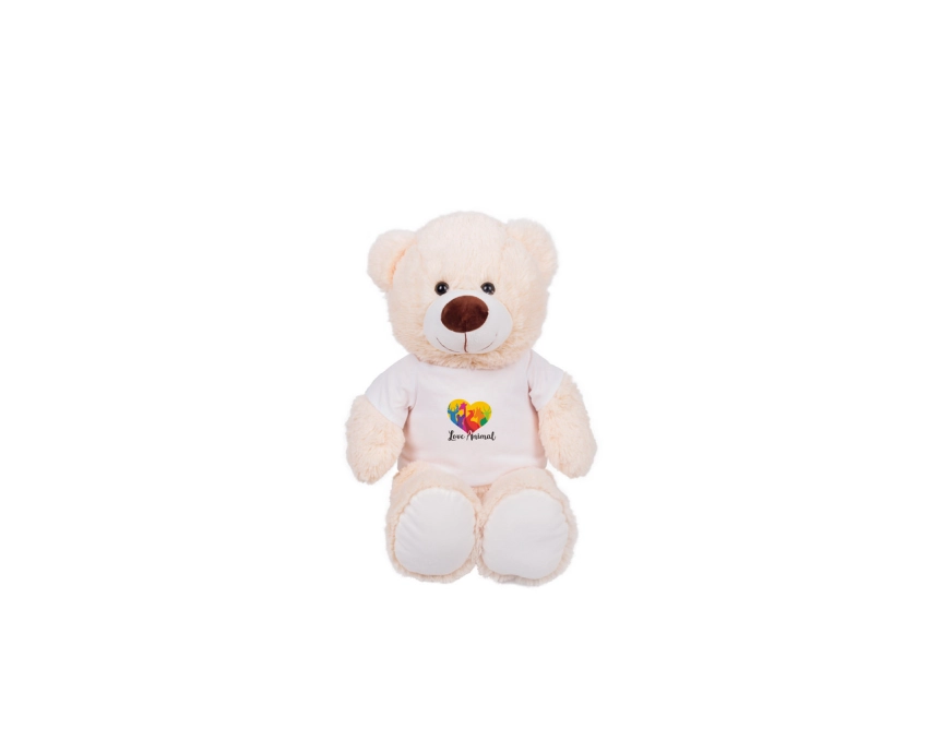 Bernie Cream miś reklamowy 40 cm – kremowy