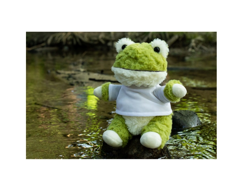 Ponddie pluszak z logo 18 cm, zielona żaba