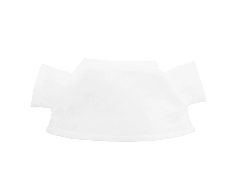 Fieldith maskotka reklamowa z logo 18 cm czarno-biała