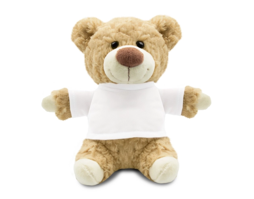 Dreamerty miś reklamowy 18 cm beżowy z koszulką