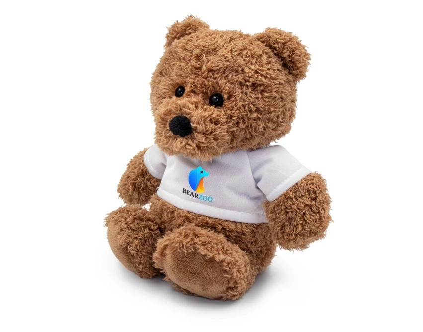 Cuddlence maskotka z logo, brązowy miś 20 cm