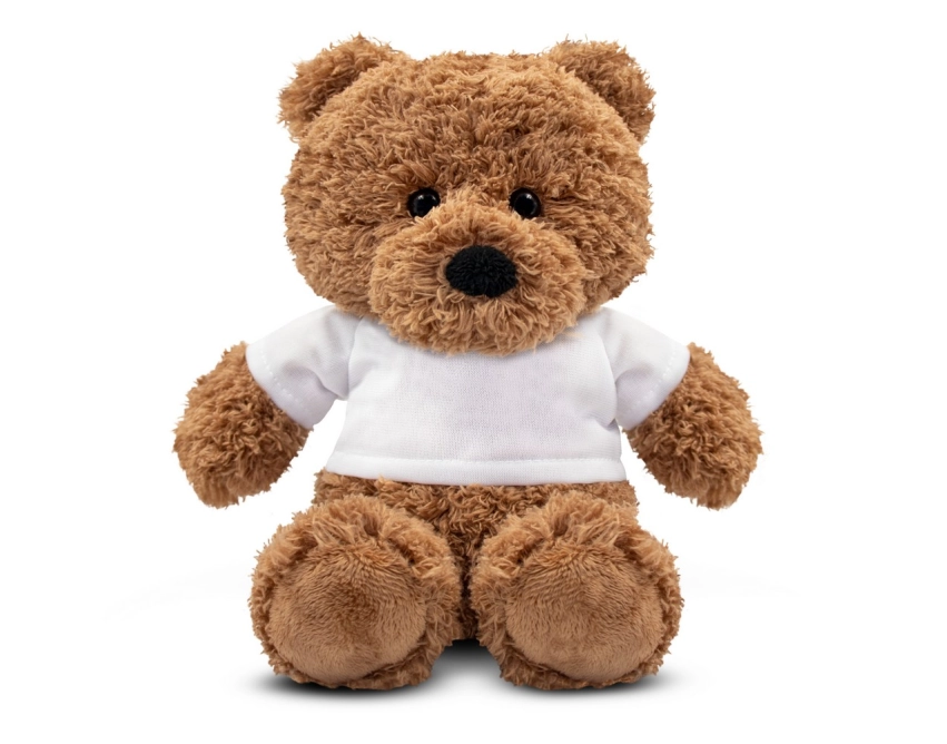 Cuddlence maskotka z logo, brązowy miś 20 cm