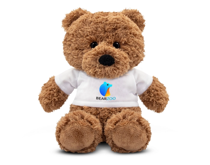 Cuddlence maskotka z logo, brązowy miś 20 cm