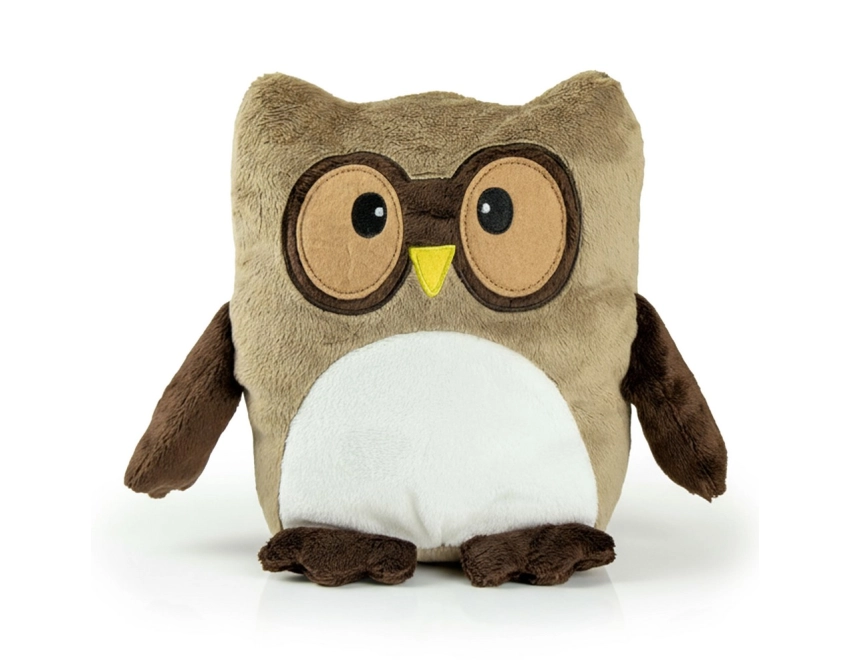 Professowl maskotka reklamowa 20 cm jasnobrązowa