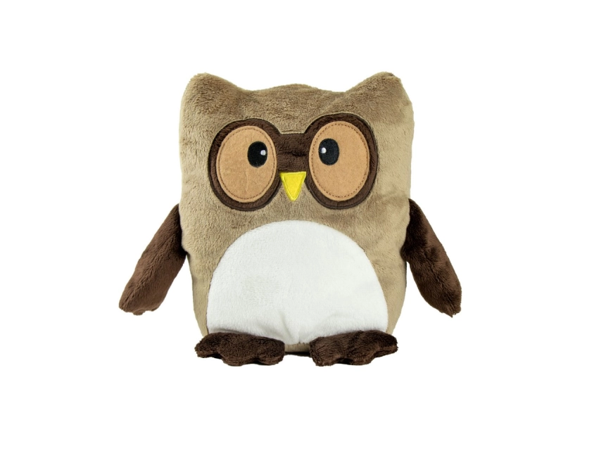Professowl maskotka reklamowa 20 cm jasnobrązowa