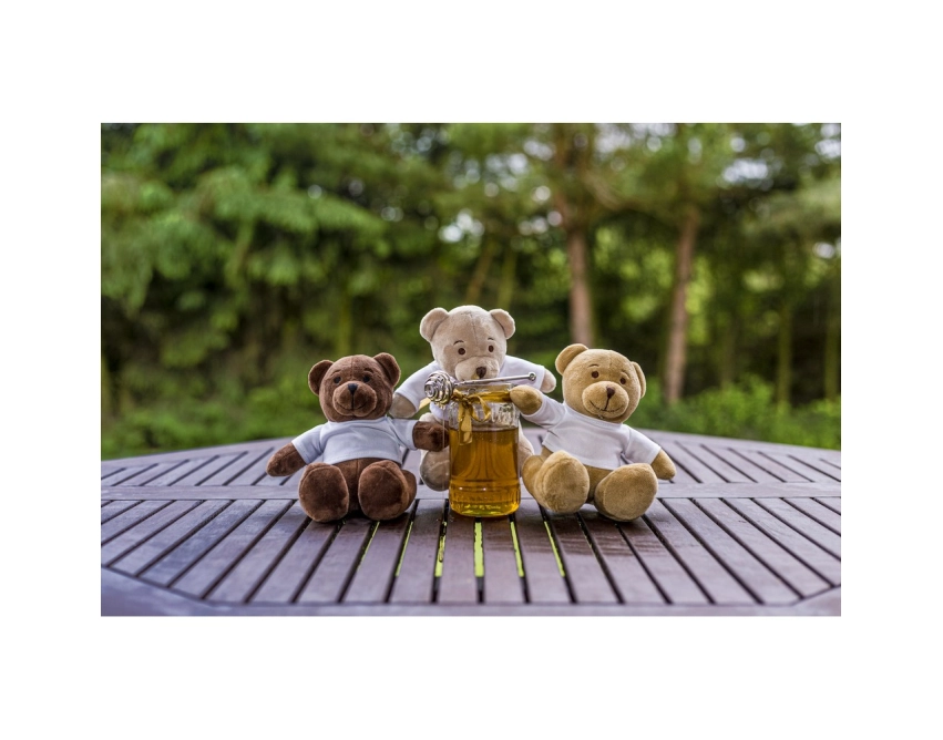 Siddy Honey miś z logo, jasnobrązowy 15 cm