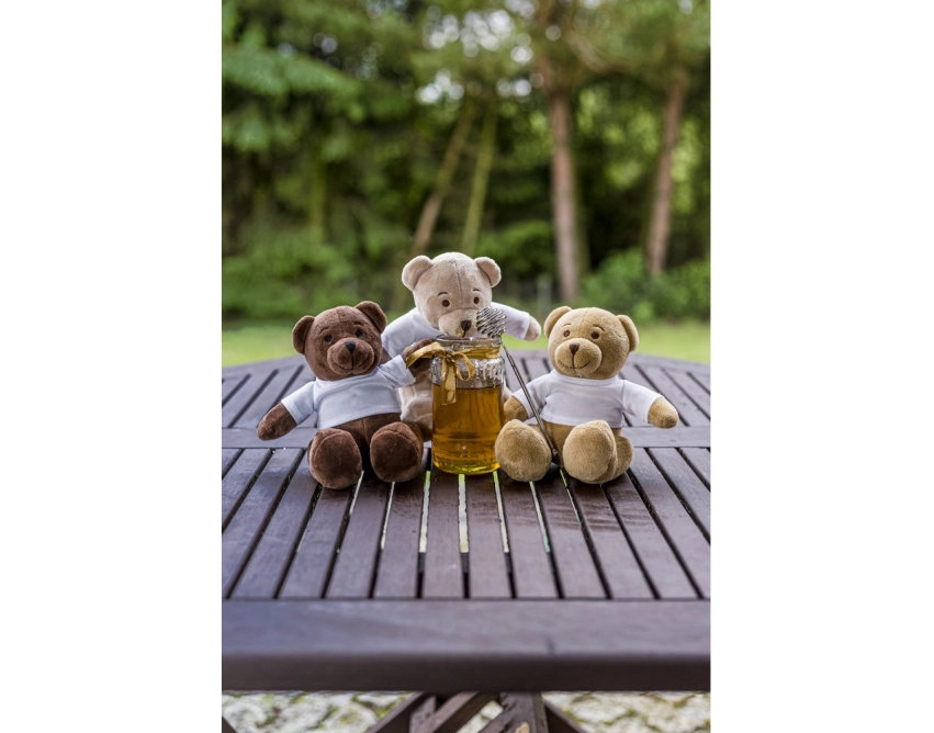 Siddy Honey miś z logo, jasnobrązowy 15 cm