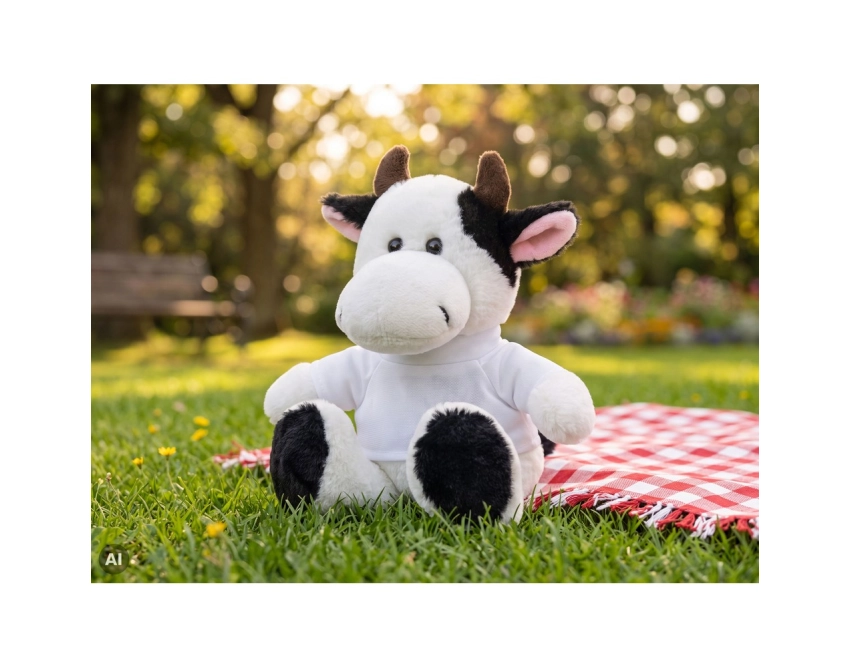 Nancie maskotka reklamowa 16 cm biało-czarna