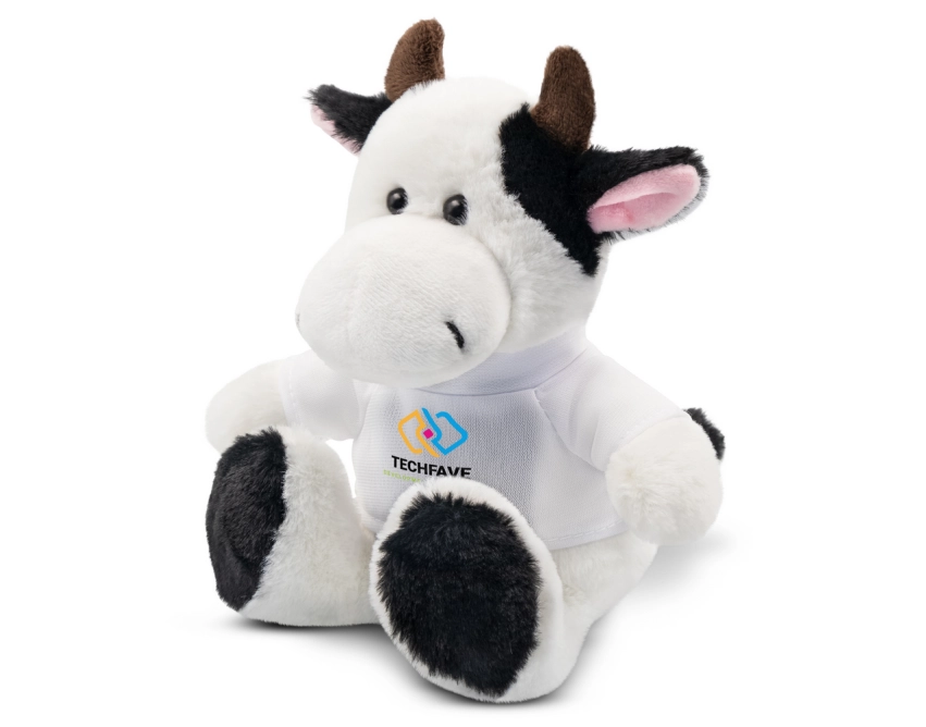 Nancie maskotka reklamowa 16 cm biało-czarna