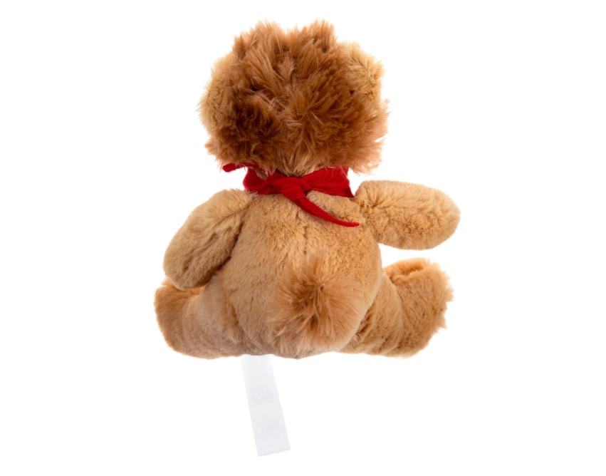 Griffin maskotka reklamowa z logo 15 cm jasnobrązowa