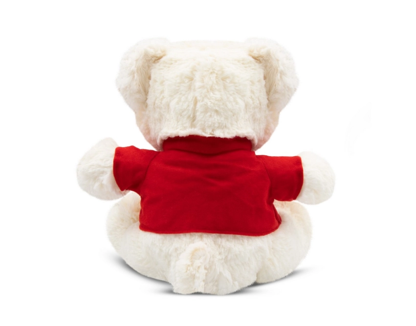 Josh – biały miś pluszowy 27 cm z nadrukiem
