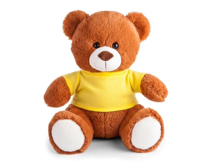 Josh Brown miś z nadrukiem 27 cm, żółta koszulka