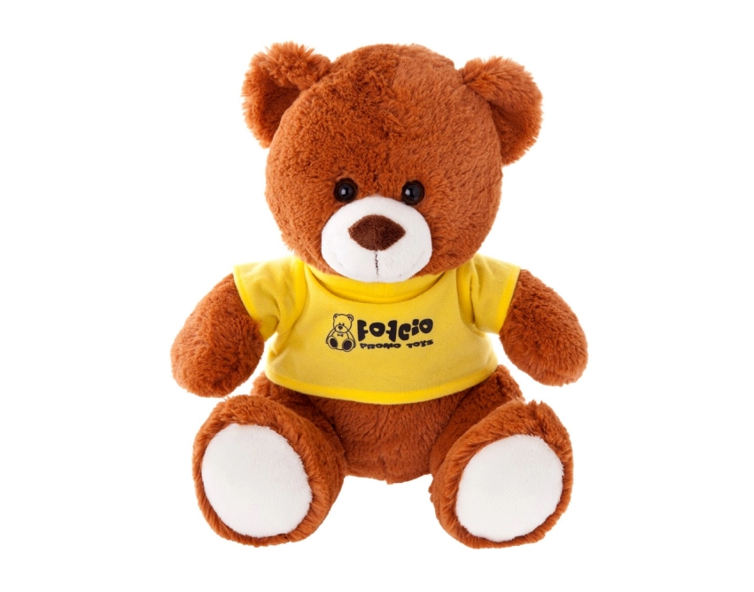 Josh Brown miś z nadrukiem 27 cm, żółta koszulka