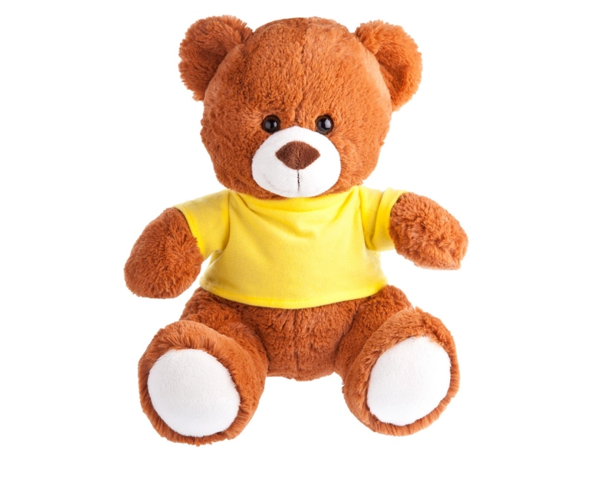 Josh Brown miś z nadrukiem 27 cm, żółta koszulka