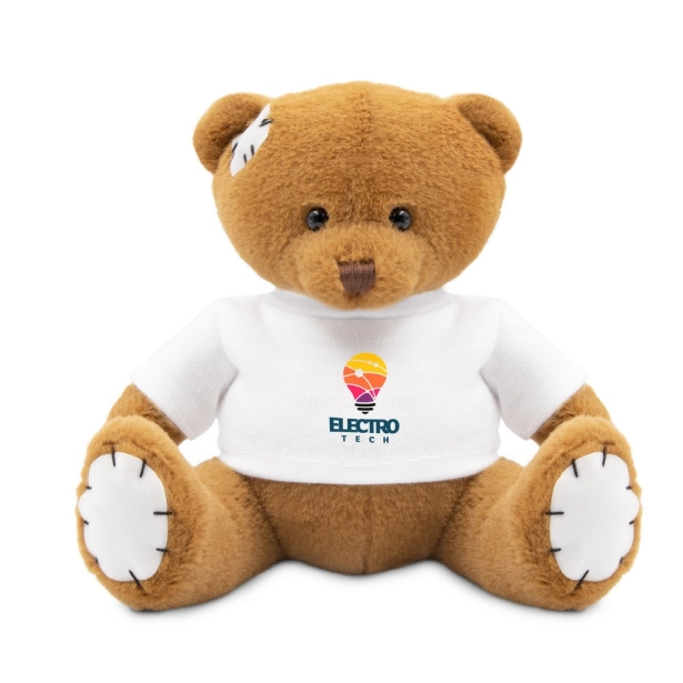 Nicky Patch maskotka reklamowa 15 cm brązowa