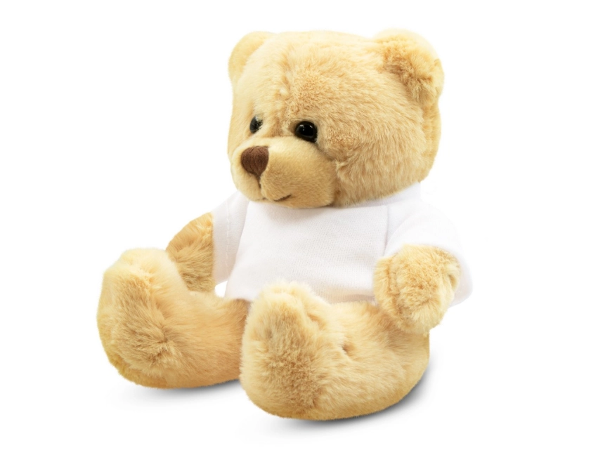 Nicky Honey Junior miś pluszowy 12 cm miodowy z logo